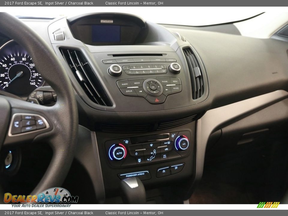2017 Ford Escape SE Ingot Silver / Charcoal Black Photo #9