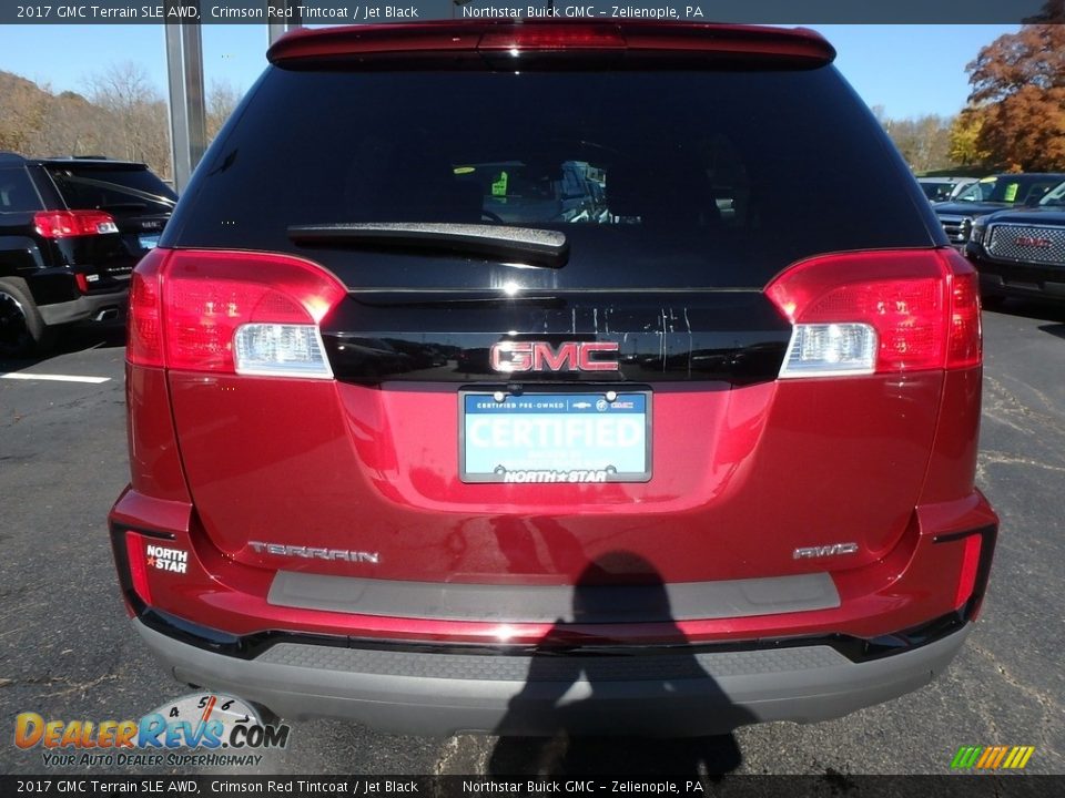 2017 GMC Terrain SLE AWD Crimson Red Tintcoat / Jet Black Photo #10