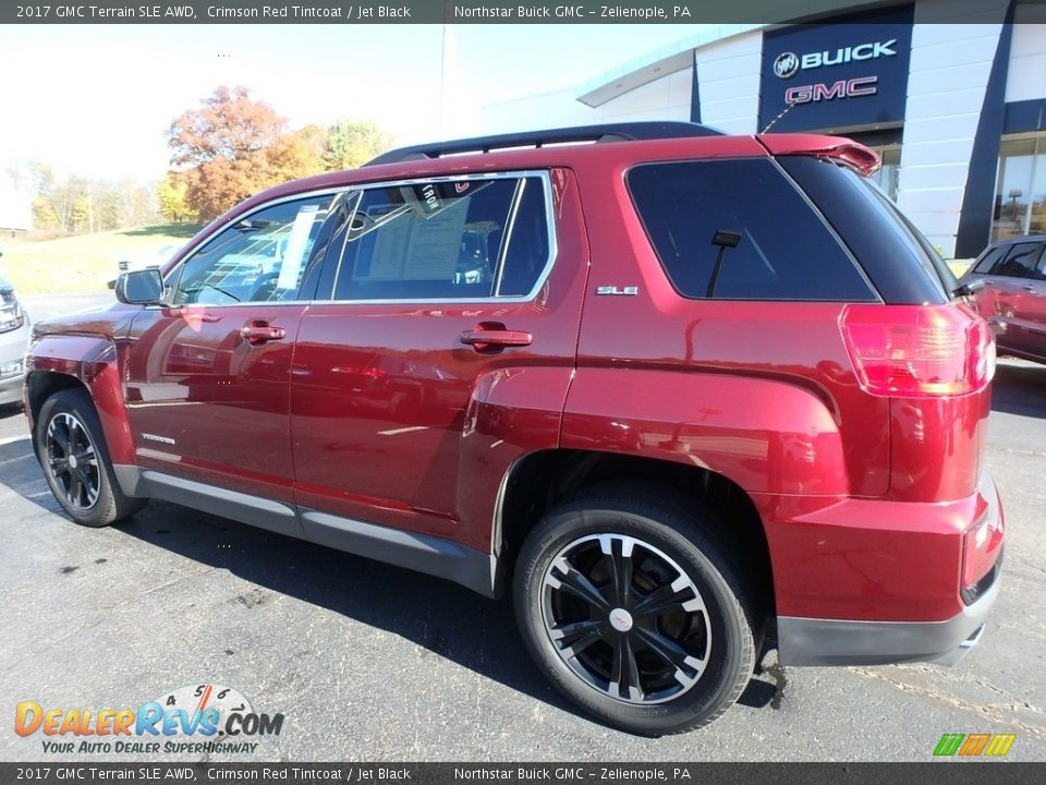 2017 GMC Terrain SLE AWD Crimson Red Tintcoat / Jet Black Photo #12