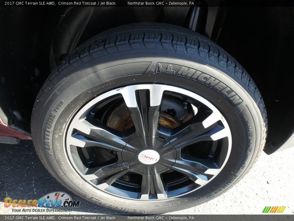 2017 GMC Terrain SLE AWD Crimson Red Tintcoat / Jet Black Photo #14