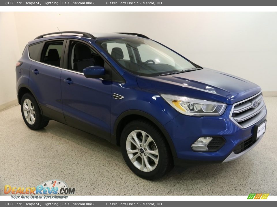 2017 Ford Escape SE Lightning Blue / Charcoal Black Photo #1