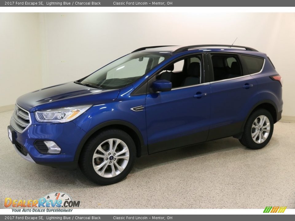 2017 Ford Escape SE Lightning Blue / Charcoal Black Photo #3