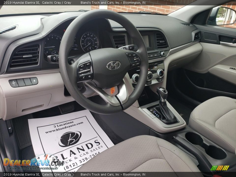 2019 Hyundai Elantra SE Galactic Gray / Gray Photo #7