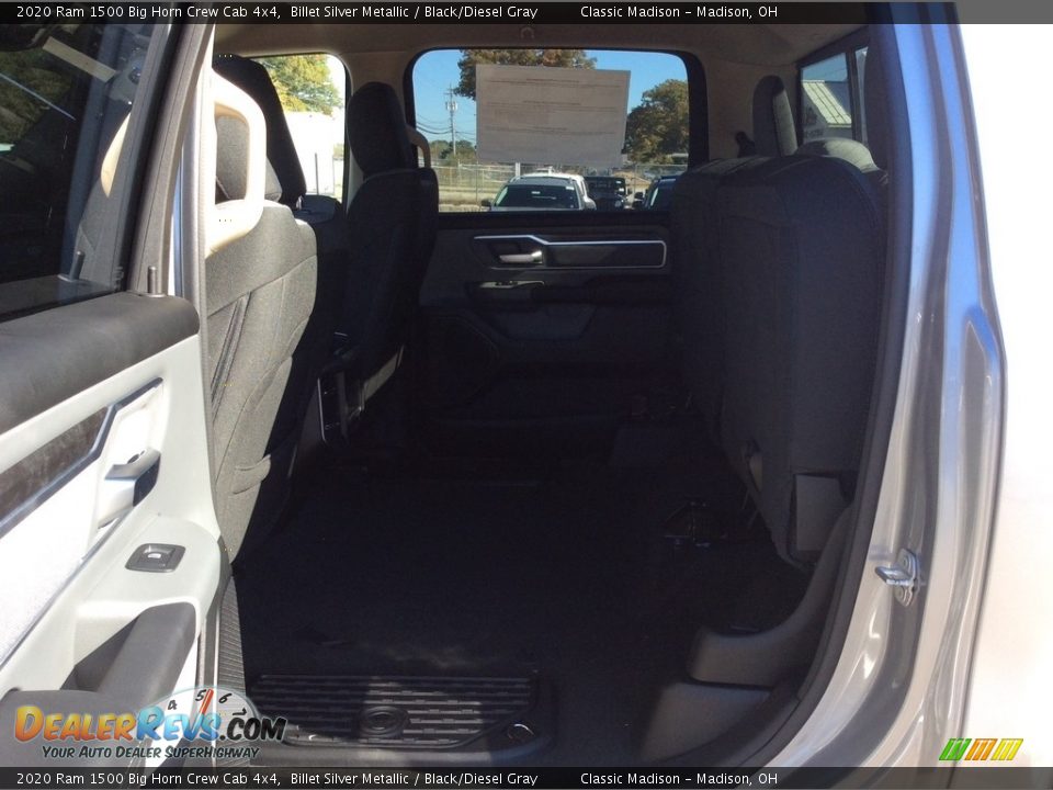 2020 Ram 1500 Big Horn Crew Cab 4x4 Billet Silver Metallic / Black/Diesel Gray Photo #16
