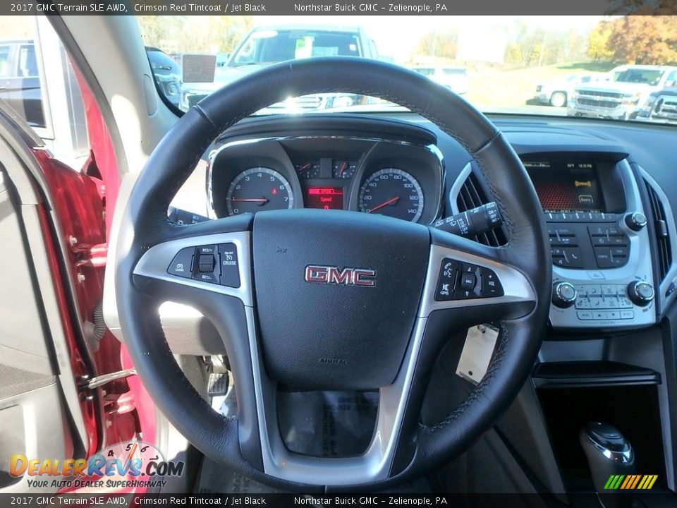 2017 GMC Terrain SLE AWD Crimson Red Tintcoat / Jet Black Photo #24