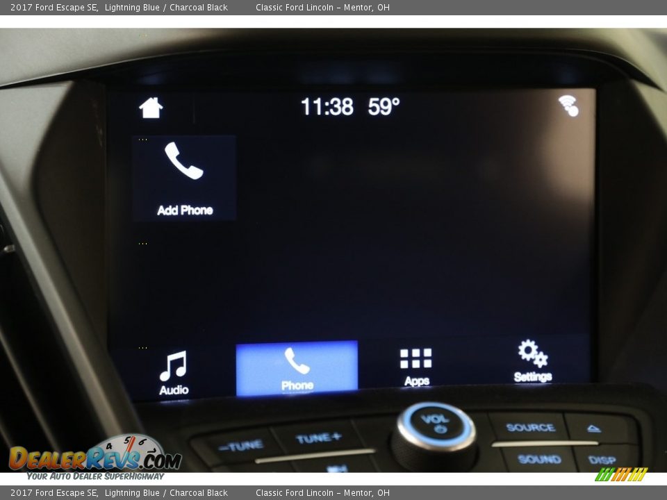 2017 Ford Escape SE Lightning Blue / Charcoal Black Photo #11