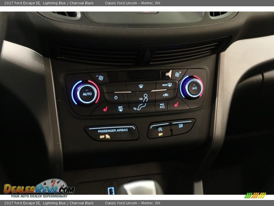 2017 Ford Escape SE Lightning Blue / Charcoal Black Photo #12