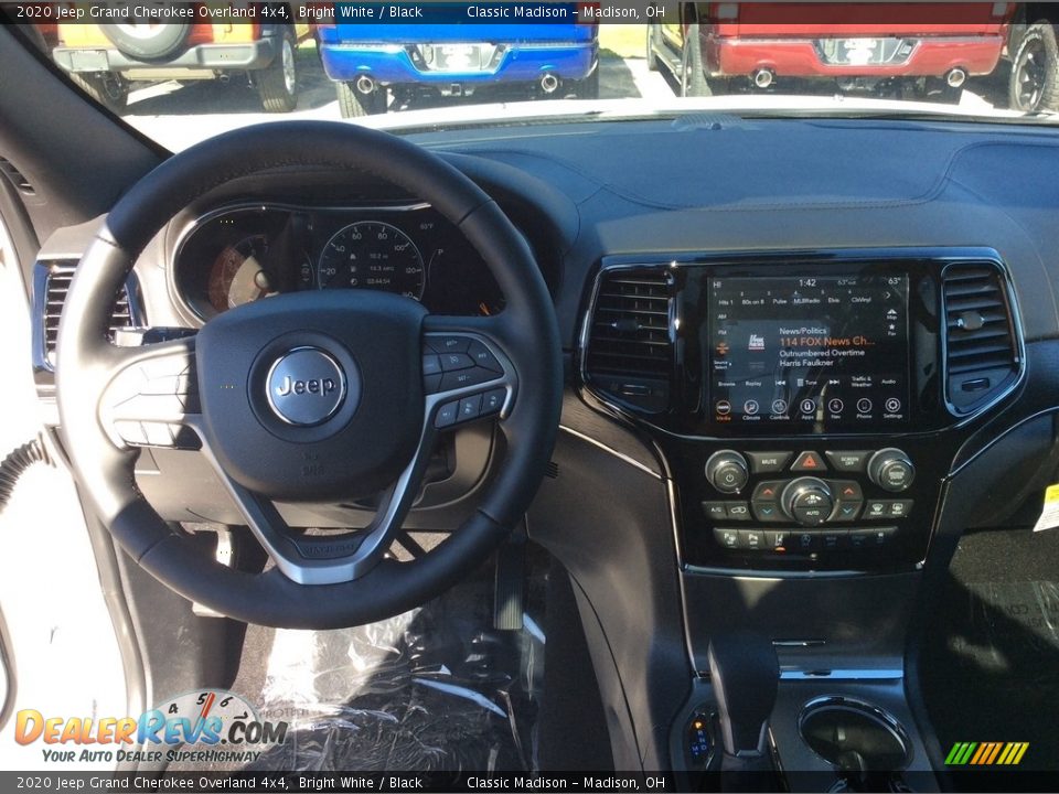 2020 Jeep Grand Cherokee Overland 4x4 Bright White / Black Photo #3