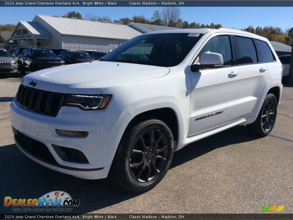 2020 Jeep Grand Cherokee Overland 4x4 Bright White / Black Photo #5