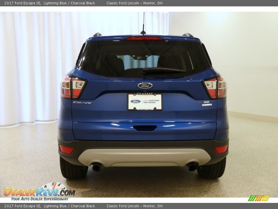 2017 Ford Escape SE Lightning Blue / Charcoal Black Photo #17