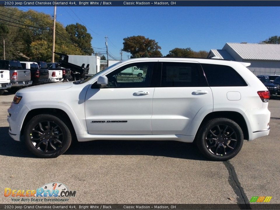 2020 Jeep Grand Cherokee Overland 4x4 Bright White / Black Photo #6