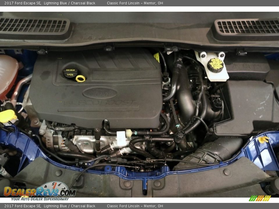 2017 Ford Escape SE Lightning Blue / Charcoal Black Photo #18