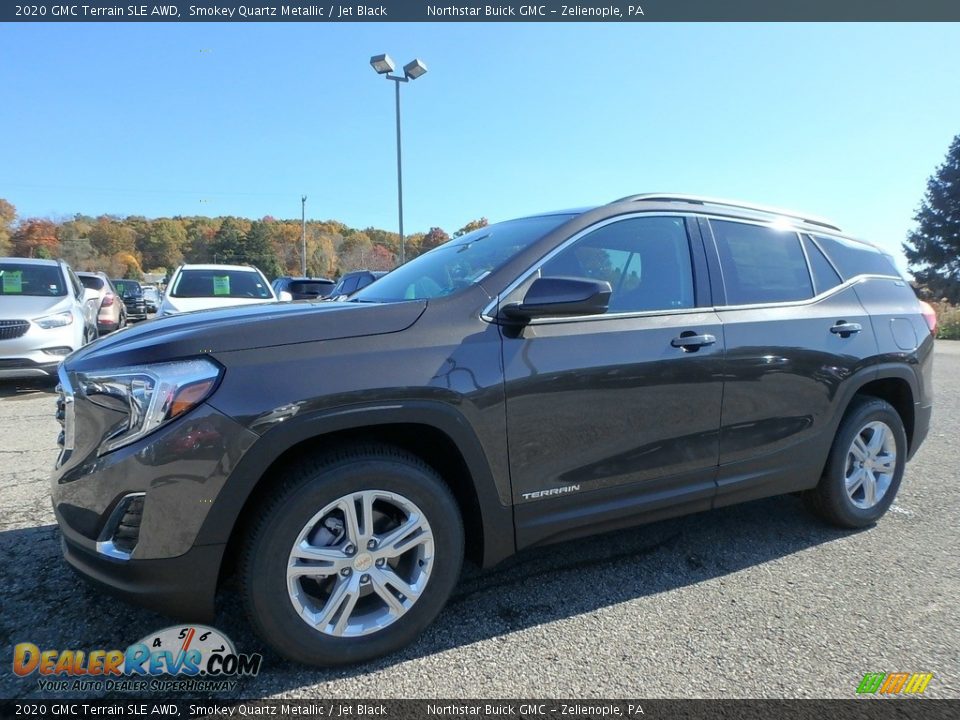 2020 GMC Terrain SLE AWD Smokey Quartz Metallic / Jet Black Photo #1