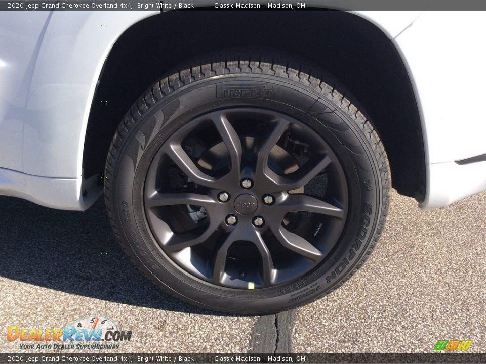 2020 Jeep Grand Cherokee Overland 4x4 Bright White / Black Photo #9