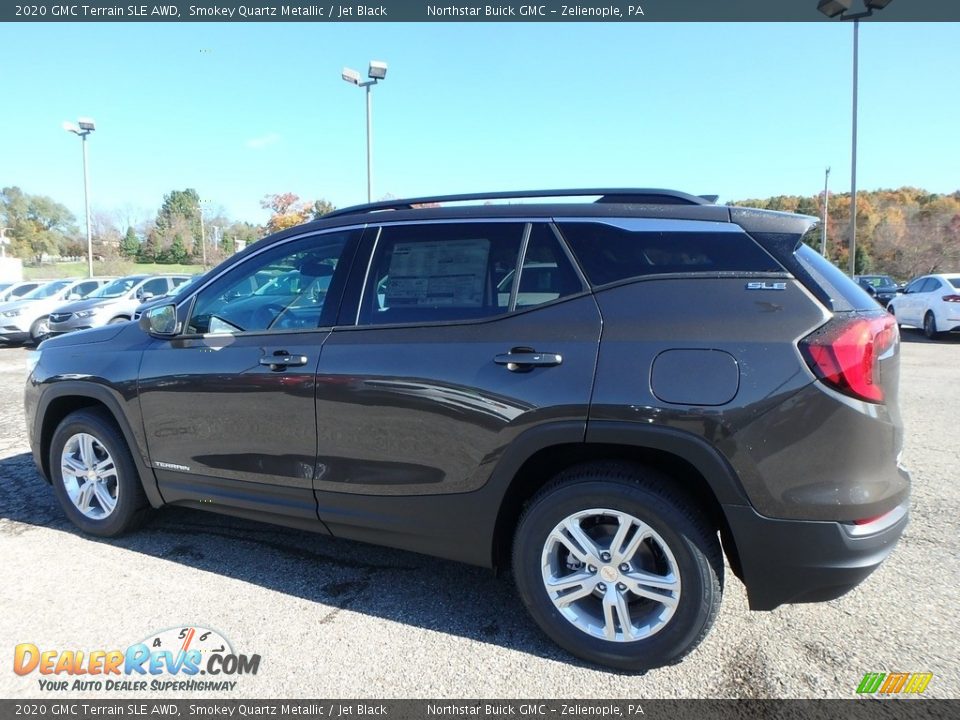 2020 GMC Terrain SLE AWD Smokey Quartz Metallic / Jet Black Photo #8