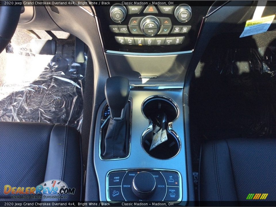 2020 Jeep Grand Cherokee Overland 4x4 Bright White / Black Photo #13