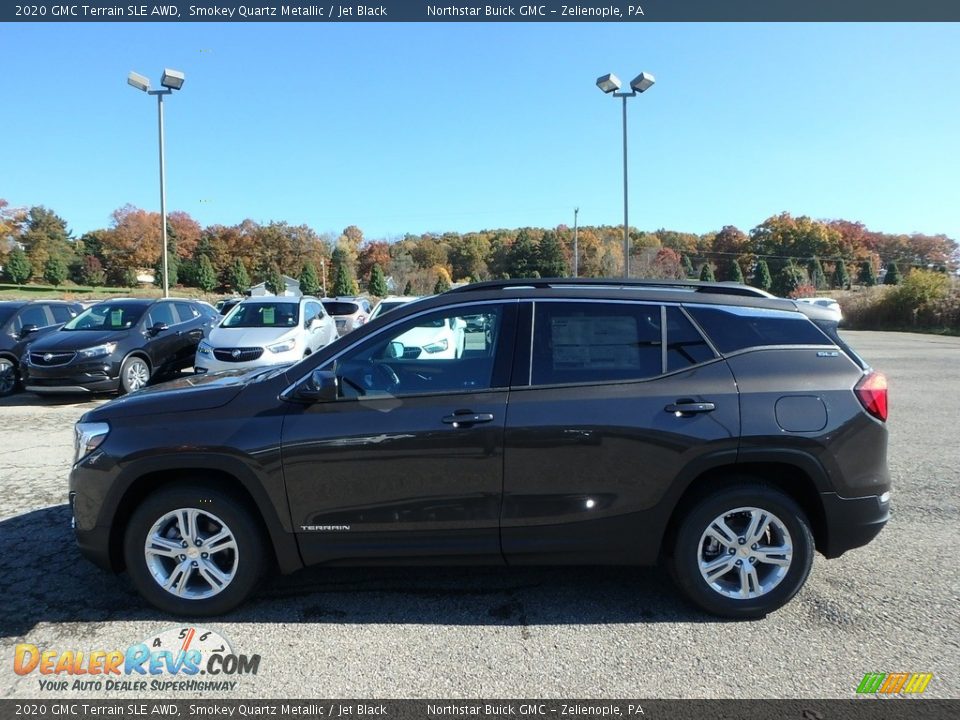 2020 GMC Terrain SLE AWD Smokey Quartz Metallic / Jet Black Photo #9