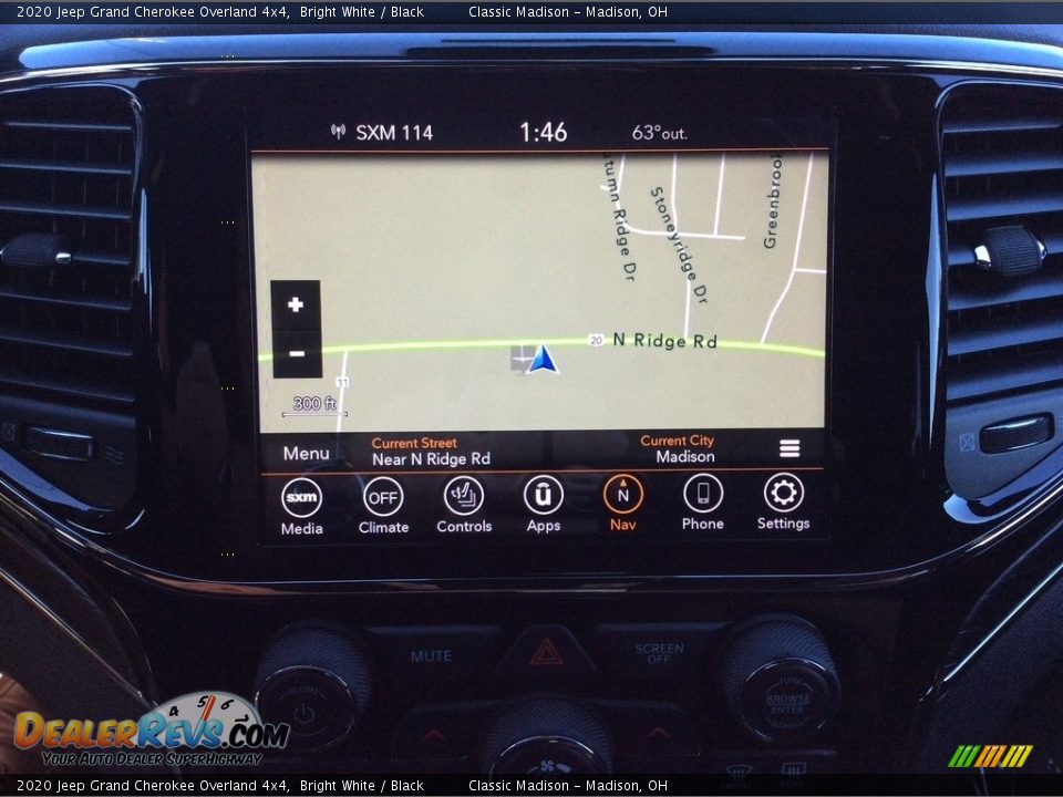 2020 Jeep Grand Cherokee Overland 4x4 Bright White / Black Photo #16