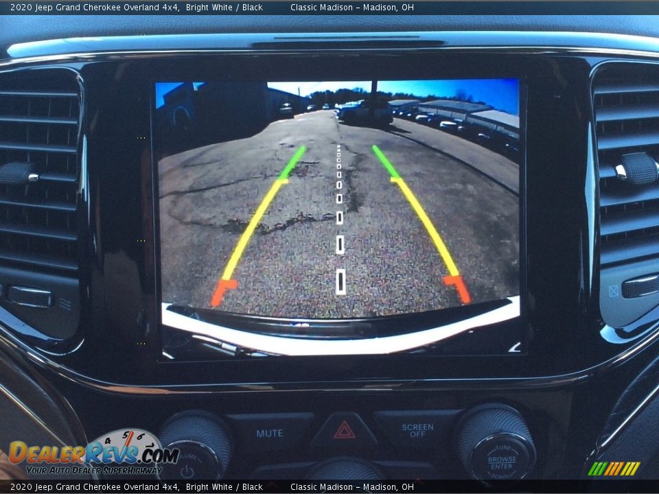 2020 Jeep Grand Cherokee Overland 4x4 Bright White / Black Photo #17