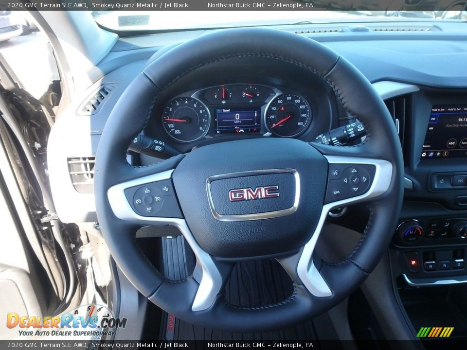 2020 GMC Terrain SLE AWD Smokey Quartz Metallic / Jet Black Photo #17