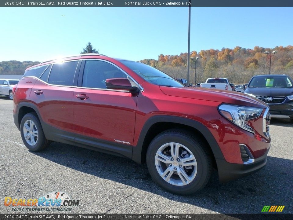 2020 GMC Terrain SLE AWD Red Quartz Tintcoat / Jet Black Photo #3