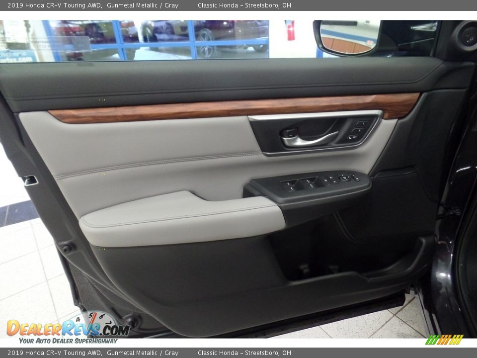 2019 Honda CR-V Touring AWD Gunmetal Metallic / Gray Photo #5