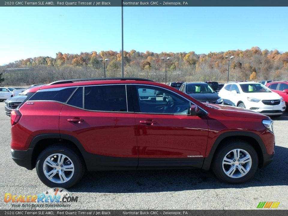 2020 GMC Terrain SLE AWD Red Quartz Tintcoat / Jet Black Photo #4