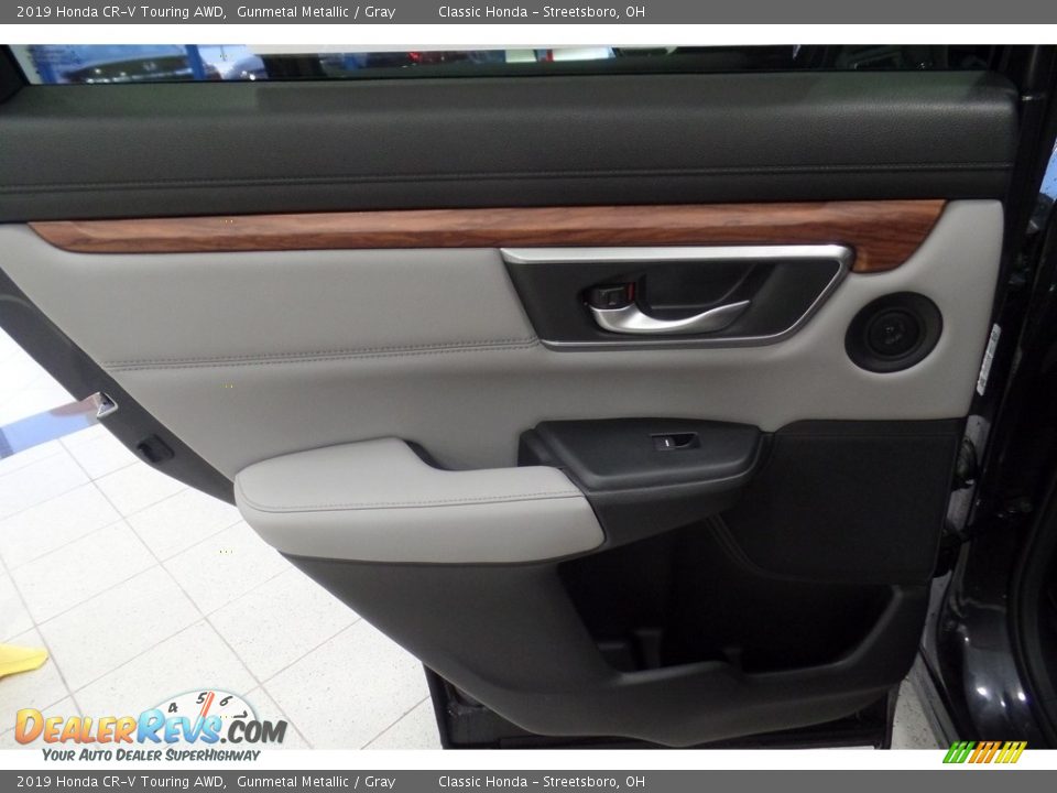 2019 Honda CR-V Touring AWD Gunmetal Metallic / Gray Photo #6