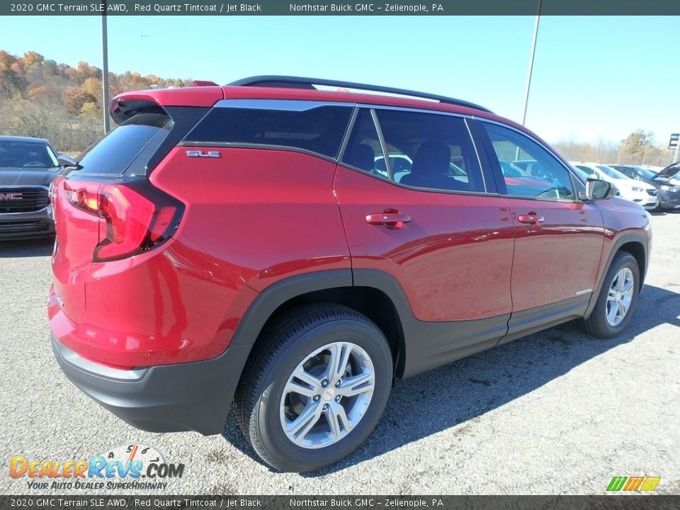 2020 GMC Terrain SLE AWD Red Quartz Tintcoat / Jet Black Photo #5