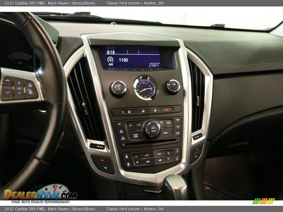 2012 Cadillac SRX FWD Black Raven / Ebony/Ebony Photo #9