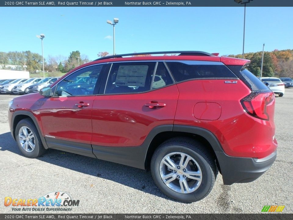 2020 GMC Terrain SLE AWD Red Quartz Tintcoat / Jet Black Photo #8