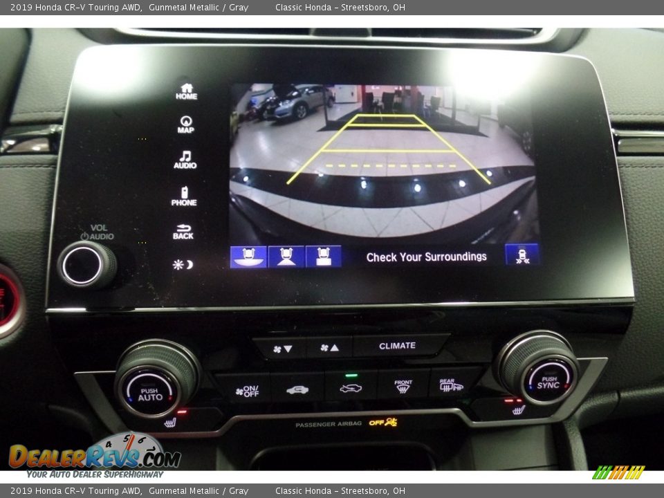 2019 Honda CR-V Touring AWD Gunmetal Metallic / Gray Photo #13