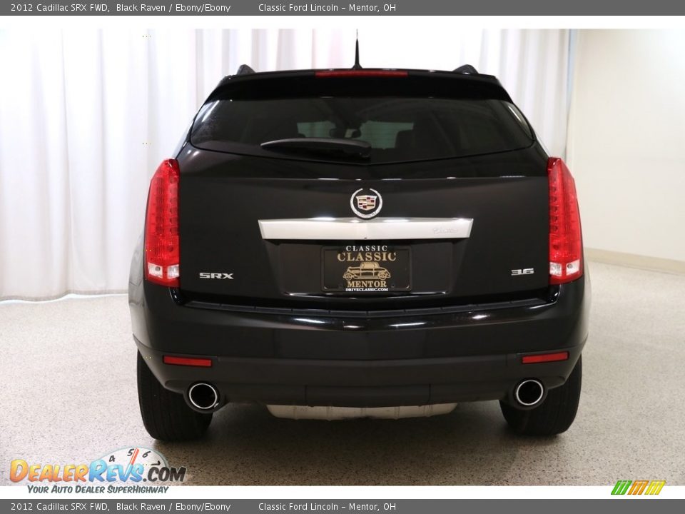 2012 Cadillac SRX FWD Black Raven / Ebony/Ebony Photo #16