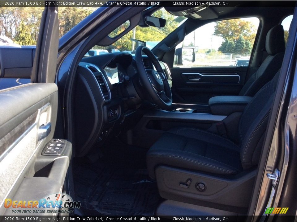 2020 Ram 1500 Big Horn Night Edition Crew Cab 4x4 Granite Crystal Metallic / Black Photo #12