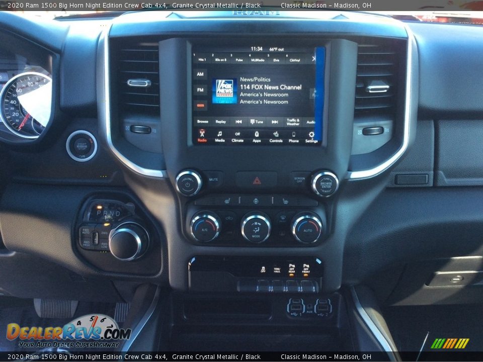 2020 Ram 1500 Big Horn Night Edition Crew Cab 4x4 Granite Crystal Metallic / Black Photo #14
