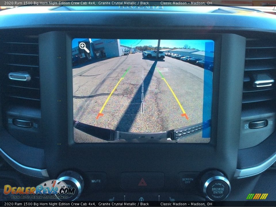 2020 Ram 1500 Big Horn Night Edition Crew Cab 4x4 Granite Crystal Metallic / Black Photo #16