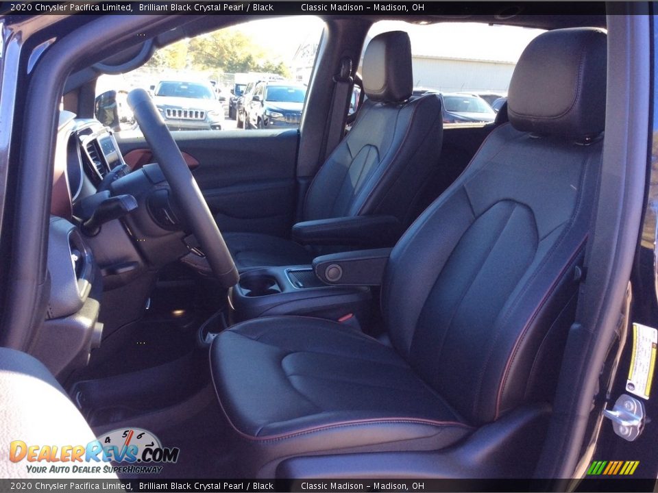 2020 Chrysler Pacifica Limited Brilliant Black Crystal Pearl / Black Photo #2
