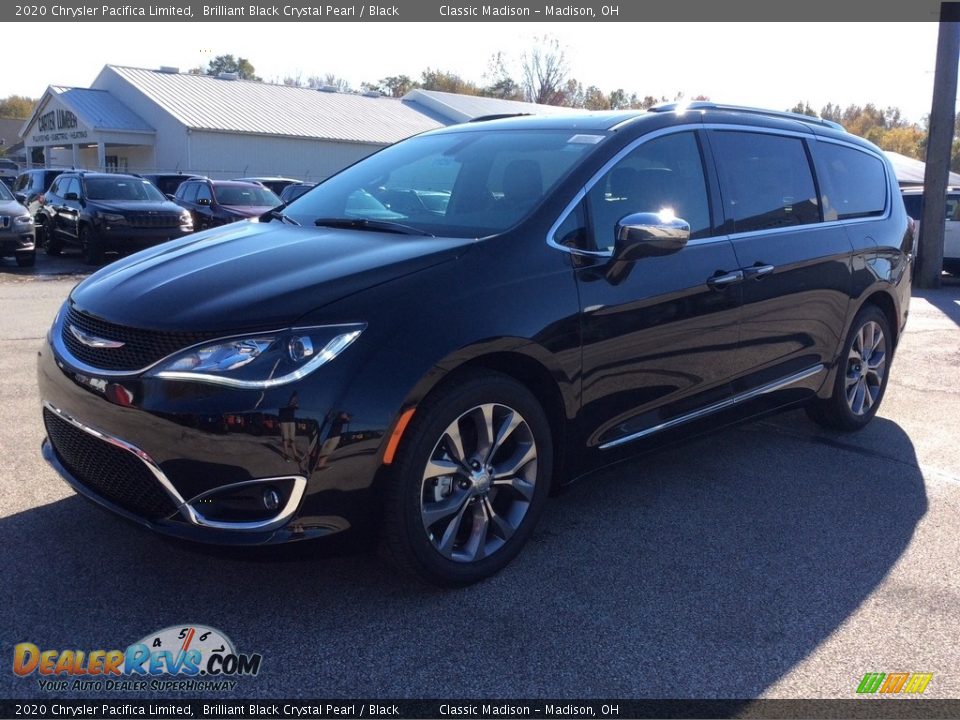 2020 Chrysler Pacifica Limited Brilliant Black Crystal Pearl / Black Photo #5