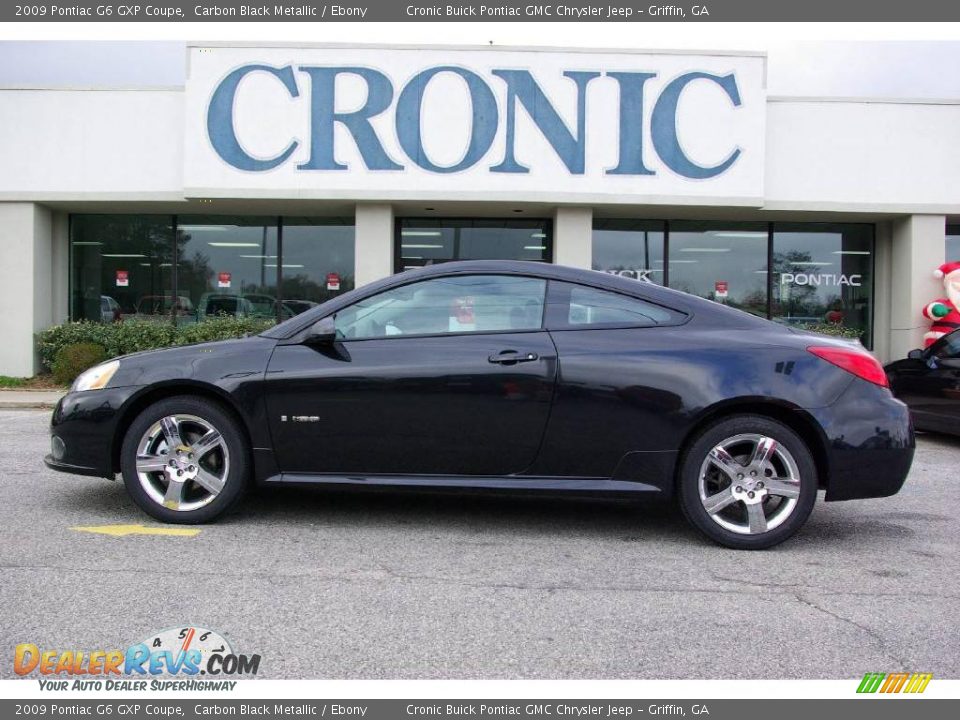 2009 Pontiac G6 GXP Coupe Carbon Black Metallic / Ebony Photo #1