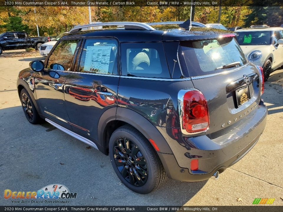 2020 Mini Countryman Cooper S All4 Thunder Gray Metallic / Carbon Black Photo #3