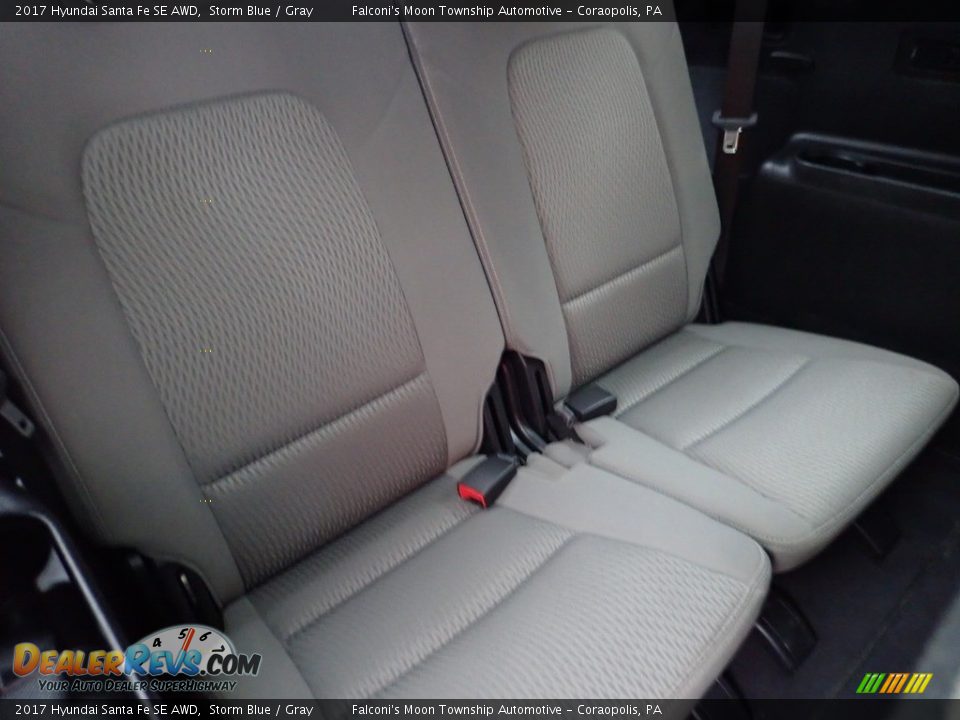 2017 Hyundai Santa Fe SE AWD Storm Blue / Gray Photo #15