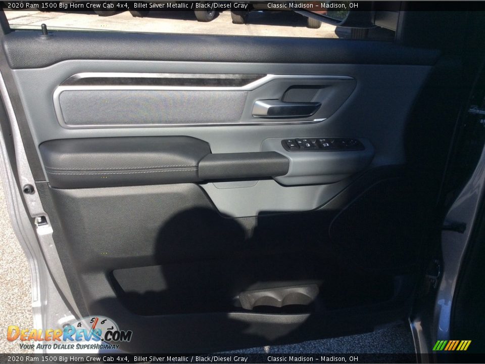 2020 Ram 1500 Big Horn Crew Cab 4x4 Billet Silver Metallic / Black/Diesel Gray Photo #11
