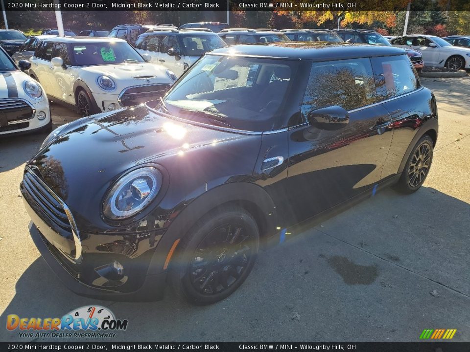 2020 Mini Hardtop Cooper 2 Door Midnight Black Metallic / Carbon Black Photo #4