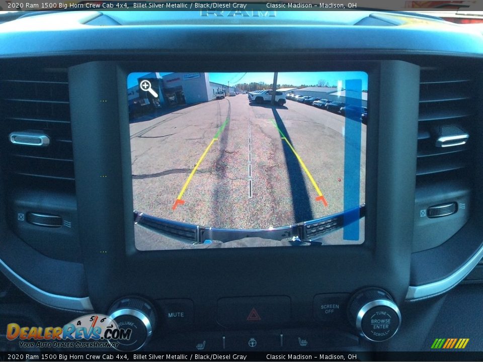 2020 Ram 1500 Big Horn Crew Cab 4x4 Billet Silver Metallic / Black/Diesel Gray Photo #16