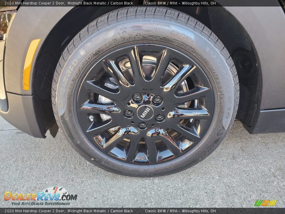 2020 Mini Hardtop Cooper 2 Door Midnight Black Metallic / Carbon Black Photo #5