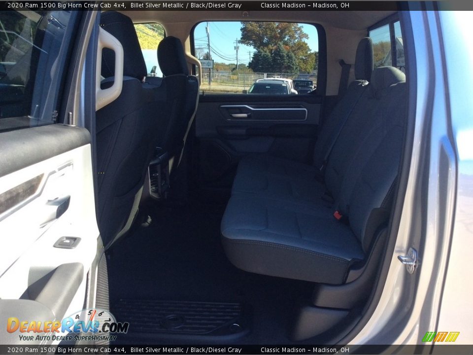 2020 Ram 1500 Big Horn Crew Cab 4x4 Billet Silver Metallic / Black/Diesel Gray Photo #17