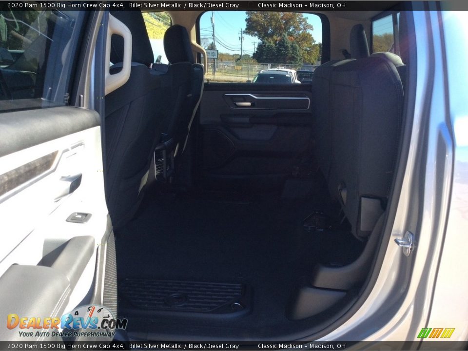 2020 Ram 1500 Big Horn Crew Cab 4x4 Billet Silver Metallic / Black/Diesel Gray Photo #18