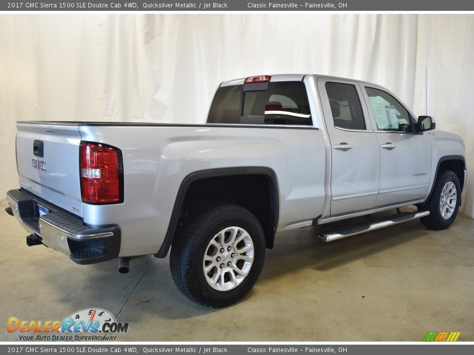 2017 GMC Sierra 1500 SLE Double Cab 4WD Quicksilver Metallic / Jet Black Photo #2