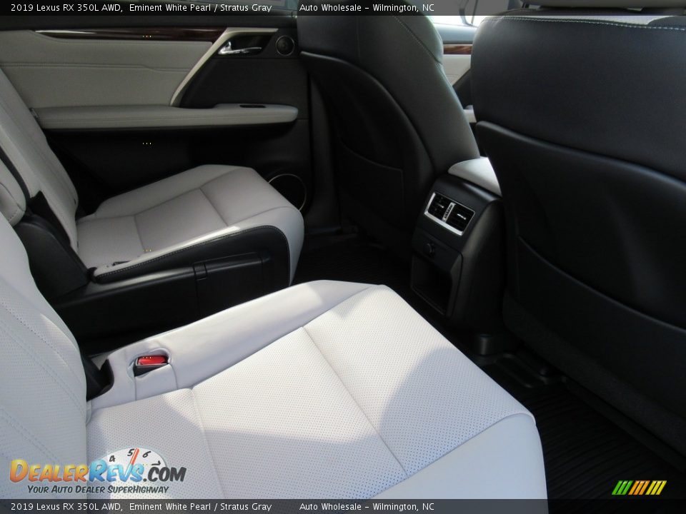 2019 Lexus RX 350L AWD Eminent White Pearl / Stratus Gray Photo #12
