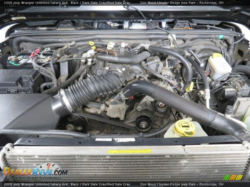 2008 Jeep Wrangler Unlimited Sahara 4x4 Black / Dark Slate Gray/Med Slate Gray Photo #6